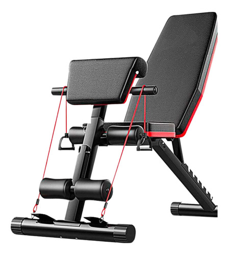 Banco De Pesas Ajustable Plegable Multiusos Para Ejercicio