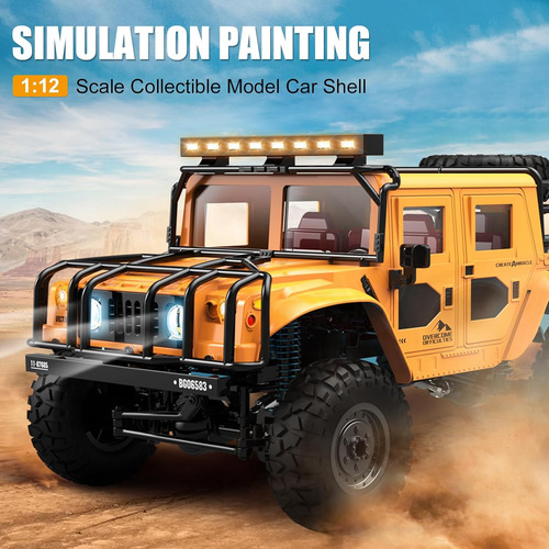 Fisca Camión Rc 1/12 Rc Rock Crawler 4x4, 2.4ghz 4wd