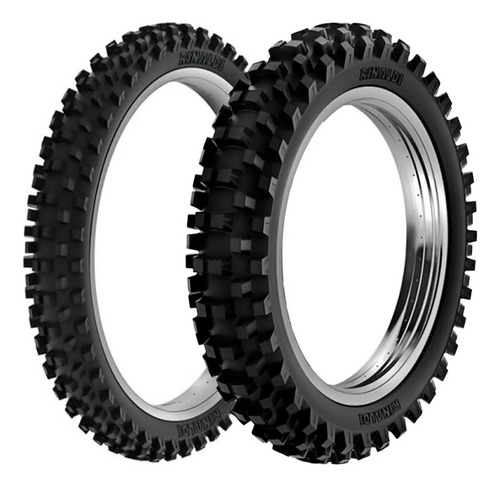 Par Pneu 80/100-21 + 100/100-18 Rw 33 Rinaldi Crf230 Klx 300