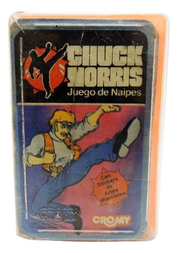Cromy Chuck Norris Juego De Cartas Naipes Original 6 Madtoyz