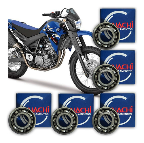 Kit Rolamento De Roda Yamaha Xt 660 Meiota Todas Nachi 