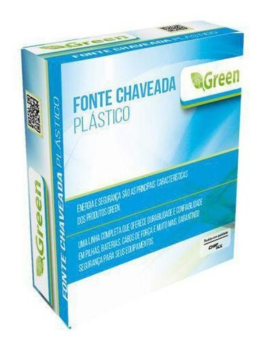 Fonte Chaveada 9v 1a - Plug 5,5mm X 2,1mm Green