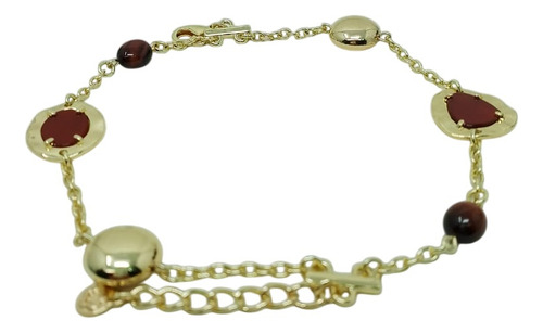 Lote De Pulseras Para Toda Ocasion Dorado Oscuro 14 Cm 14 Cm