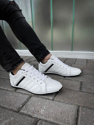 Zapatillas De Cuero Hombre Casual Urbanas Libertarios