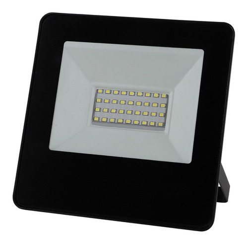 Reflector Proyector Led 30w Multiled Luz Fria 6500k Ja Color de la carcasa Negro Color de la luz Blanco frío