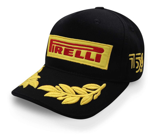 Gorra Formula 1 Pirelli Podio 150 Anniversary Negra Unitalla