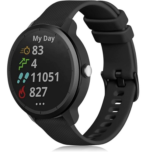 Malla De Silicona Garmin Vivoactive 3/vivoactive 3 Music Neg