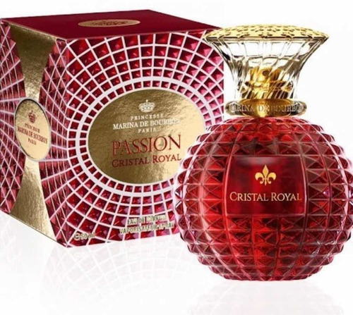 Royal Passion Marina Bourbon Edp Crystal para mujer, 100 ml