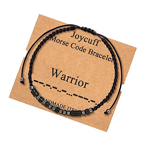 Joycuff Guerrero Morse Code Bracelet For Women Men Bnx1c