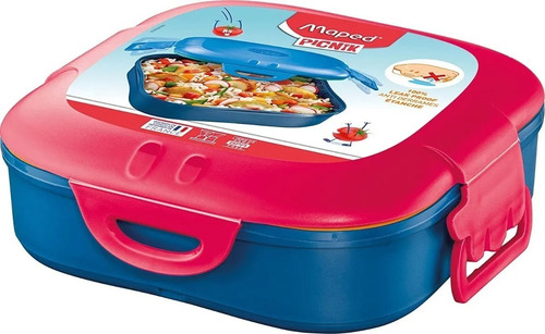 Imagen 3 de 7 de Contenedor P/ Alimentos Taper Lunchera Escolar Maped Edu