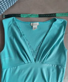 Blusa Gasa Top Mujer Musculosa Contrast L Encaje Imp.usa