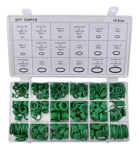 Jidihu 2650 Piezas De Juntas Tóricas For Automóviles R134a,