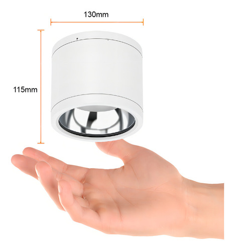 Luminario Sobreponer A Techo Led 25 W 30 K Blanco Tecnolite