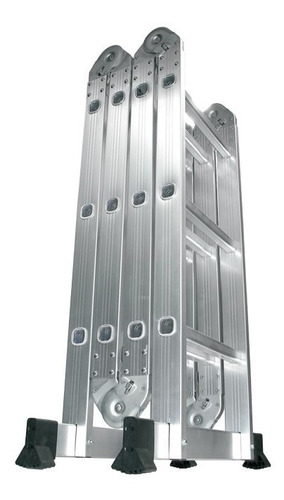 Escalera Aluminio Multifuncion Plegable 4x4 Reforzada - Rex