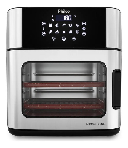 Fritadeira Air Fryer Philco PAF16A 4 Em 1 Painel Digital 16l