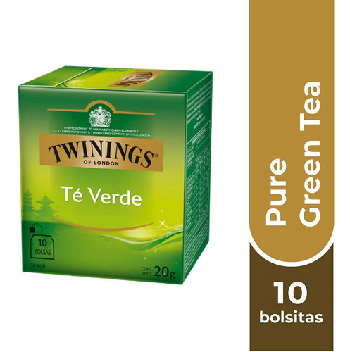 Twinings Té Pure Green Tea X 10 Bolsitas