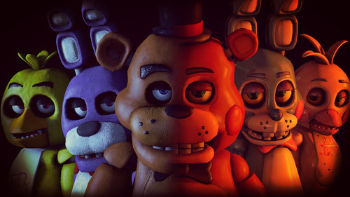 Animatronic Five Nights At Freddy's Set X 6 Personajes Nuevo