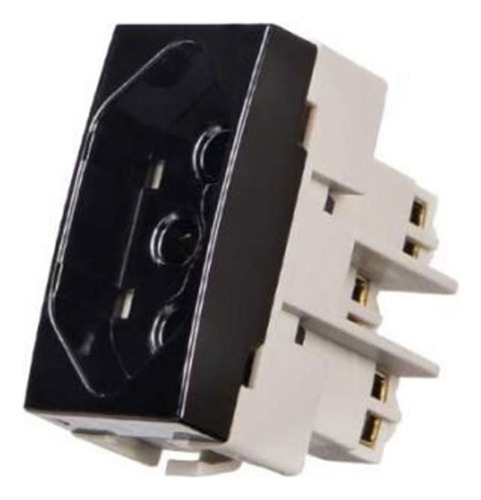Sleek Ebony Modulo Tomada 2p+t 20a Margirius