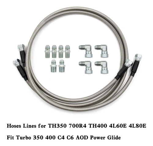 Líneas Manguera Enfriador Transmisión Para Th350 700r4 Th400