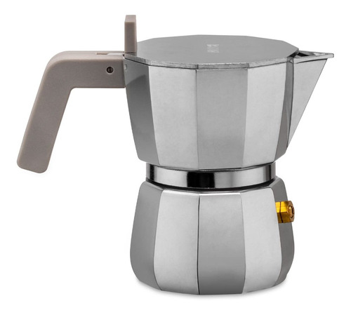 Alessi Moka Cafetera Expreso, 1 Taza, Gris