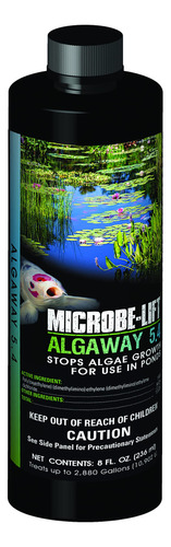 Microbe-lift Alga08 Algaway 5.4 Tratamiento De Control De Al