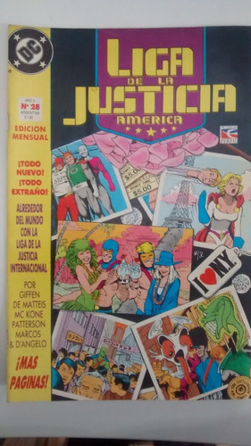 Liga De La Justicia America N°28 - Dc Comics - Usado