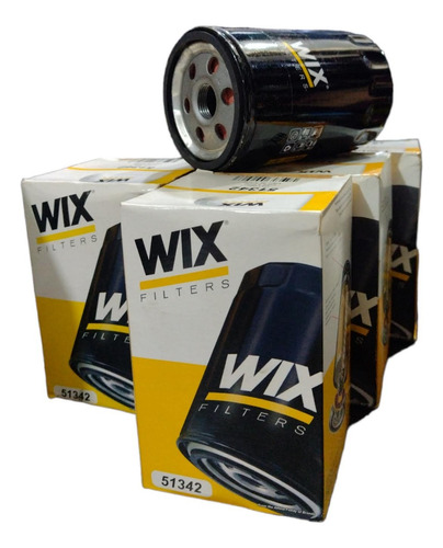 Pack 4 Filtros Aceite Wix 51342 Vw Gol Bora Golf Ml5552