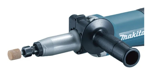 Amoladora recta Makita GD0801C color turquesa 750 W 220 V + accesorio