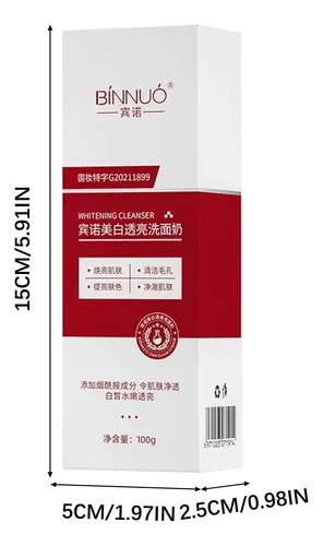 Limpiador Facial Blanqueador, 100 G, Brightening Purifyi