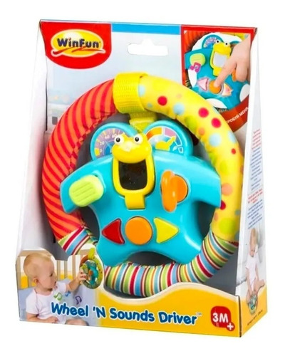 Volante Tela Sonidos Wheel Sounds Driver Winfun Bebe Edu Ful