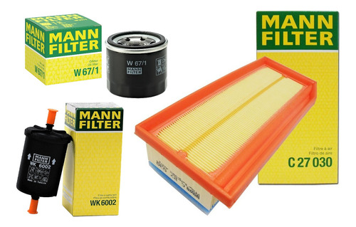 Kit Filtros Renault Kangoo 1.6 16v H4m Mann