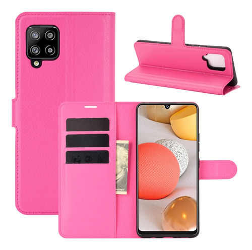 Funda Protectora De Tpu Para Galaxy A42 5g Litchi Texture Fl