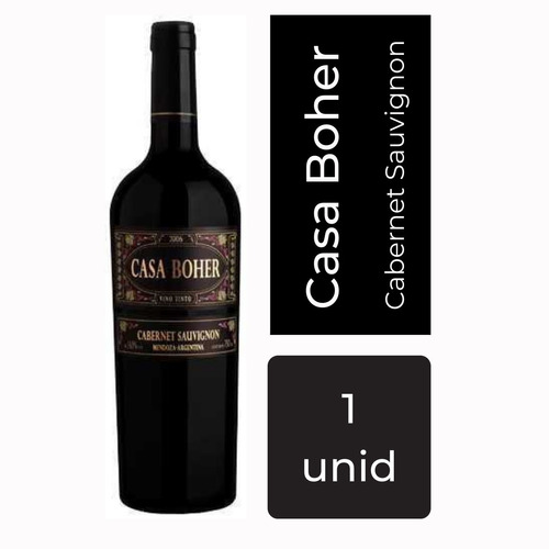 Vino Casa Boher Cabernet Sauvignon 750 Ml Mp Drinks