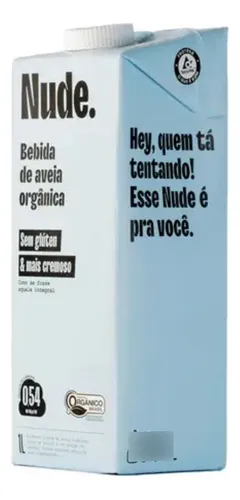 Nude Cremoso Bebida De Aveia 1l