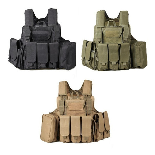 Chaleco Táctico Militar Molle Asalto De Combate Airsoft