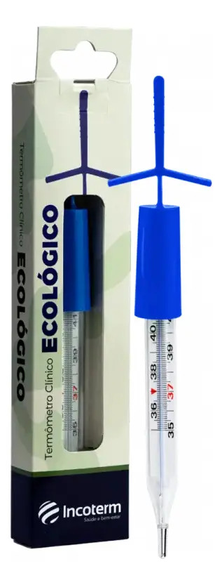 Termômetro Ecológico Incoterm Cor Azul