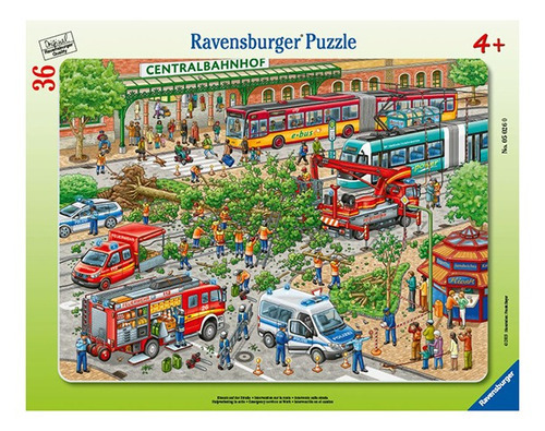 Puzzle Enmarcado - Problemas En La Calle Ravensburger