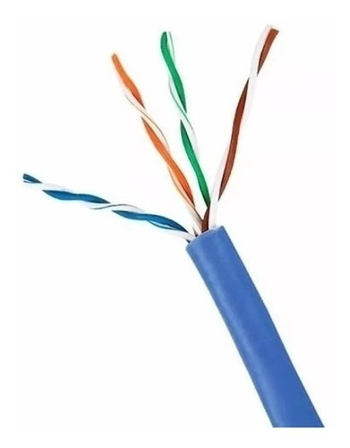 Imagem 1 de 2 de Cabo De Rede Cat5e 4 Pares Connect Caixa 305 Metros Azul