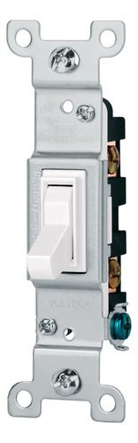 Apagador Interruptor Vertical Sencillo / 3 Vias Standard