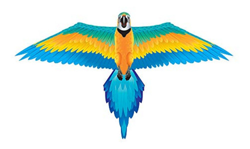 Cometa Windnsun Rainforest Macaw Ripstop Nylon Kite, 60 PuLG