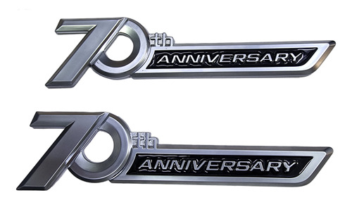 Emblema 70 Aniversario Toyota Prado Grande