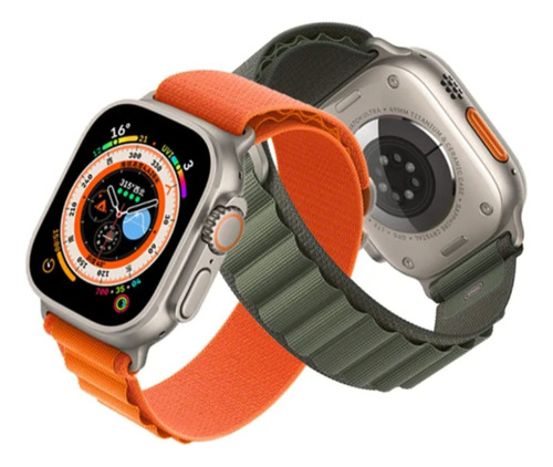 Reloj Smartwatch Inteligente S8ultra 49mm Gps Titanio Alpine