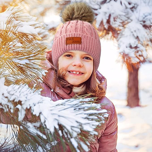 Gorro De Invierno Para Niños,conjunto De Bufanda Y Gorro