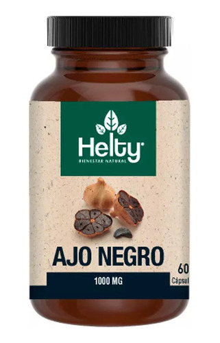 Helty Ajo Negro 1000 Mg 60 Cápsulas Producto Natural