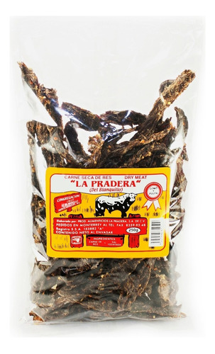 Carne Seca Tasajo Artesanal Para Botana 250 Grs. La Pradera