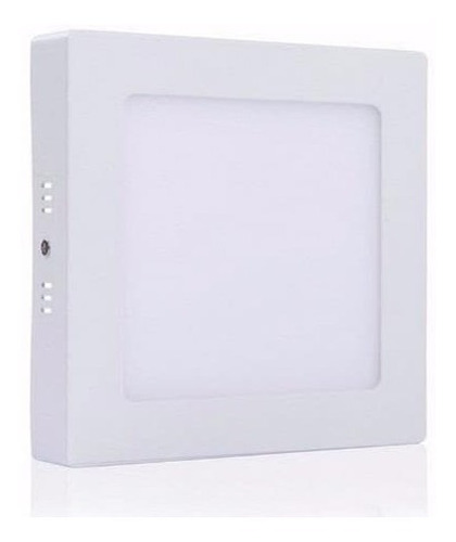 Panel Led 18w Cuadrado Exterior Aplique Frio 80% Bajo Consum