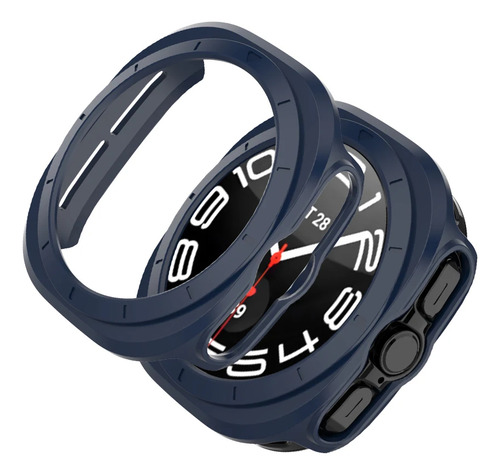 Funda Case De Tpu Compatible Con Galaxy Watch Ultra 47mm Azul Oscuro