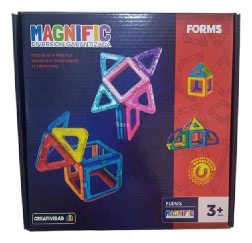 Bloques Magnéticos Magnific Forms De 16 Piezas