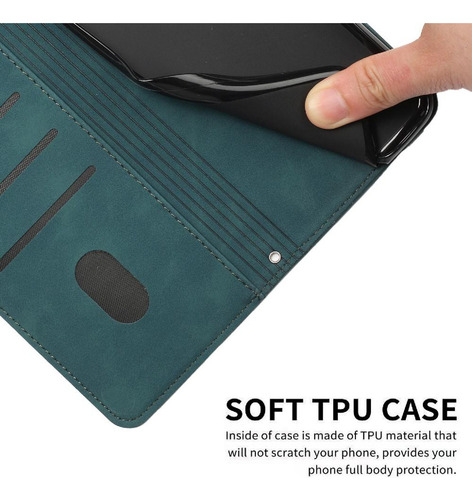 / Funda Abatible Para Xiaomi Redmi A3 Pu De Cuero A Prueba De