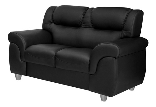 Sofa Living 2 Cuerpos Tapizado Simil Cuero O Tela - Malaga